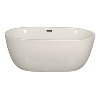 Baignoire autoportante en acrylique massif pour adultes, massage à air, immersion profonde, garantie 5 ans, portable, moderne, pour hôtel (vente en gros)