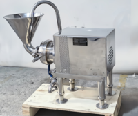 Broyeur émulsifiant à cisaillement élevé horizontal en acier inoxydable pour les usines agroalimentaires de broyage de noix et d'amandes