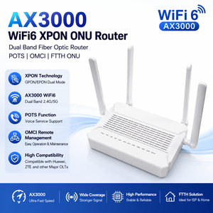 Routeur XPON double bande AX3000 WiFi6 4GE pour opérateur Internet - Product Image 1