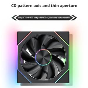 Ventilador <span class=keywords><strong>de</strong></span> PC <span class=keywords><strong>de</strong></span> Alta Presión <span class=keywords><strong>de</strong></span> 120 mm, 2.41 mmH2O, 60 CFM, 600-1600 RPM, PWM, Refrigeración ARGB para Disipador <span class=keywords><strong>de</strong></span> Calor <span class=keywords><strong>de</strong></span> CPU, Radiador <span class=keywords><strong>de</strong></span> Computadora - Product Image 3