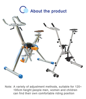 Unterwasser fahrrad AQUA Wasser fahrrad für Schwimmbad Sport trainings geräte Wasser krone Unterwasser laufband Heim übung