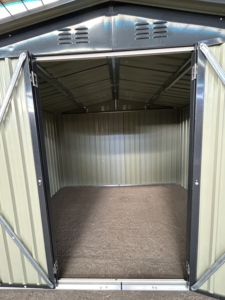 <span class=keywords><strong>Cobertizo</strong></span> de almacenamiento de metal para exteriores de 8*6 pies con 2 puertas con bisagras ensambladas fácilmente para patios traseros y <span class=keywords><strong>cobertizo</strong></span> de jardín - Product Image 6