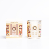 Weihnachts design Benutzer definiertes Logo Duft kerze Luxus Private Label Soja Wachs Duft kerzen Best Home Decor Geschenk