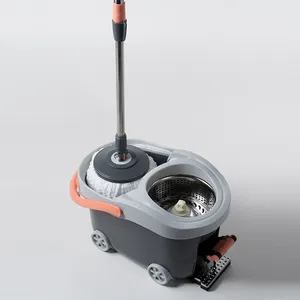 Esfregão lzay para uso doméstico, esfregão de limpeza fácil, pedal mágico, 2022