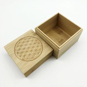 Custom Square Card <strong>Toy</strong> Gift Packaging Bamboo Wooden <strong>Box</strong> Wholesale <strong>Box</strong> <strong>With</strong> <strong>Lid</strong> - Product Image 1