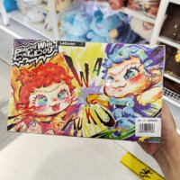 WAKUKU 猫狗大战系列 PVC可动人偶盲盒摆件桌面装饰摆件