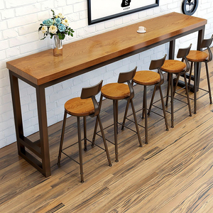 Hiện Đại Rắn Gỗ Thanh Bảng Cao Phân Ghế Đặt Treo Tường Hẹp Dài Bảng Cho Nhà Thương Mại Sử Dụng Cho Ban Công Phòng Khách - Product Image 4