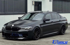 Labio divisor de parachoques delantero de fibra de carbono estilo RPK para <span class=keywords><strong>BMW</strong></span> F90 M5 LCI 2021 + labio delantero de fibra de carbono - Product Image 3