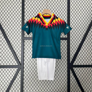 Set di Uniformi da Calcio <span class=keywords><strong>Vintage</strong></span> per Bambini, Edizione Personalizzata, Maglia Unisex a Manica Corta in Poliammide Traspirante ad Asciugatura Rapida - Product Image 5