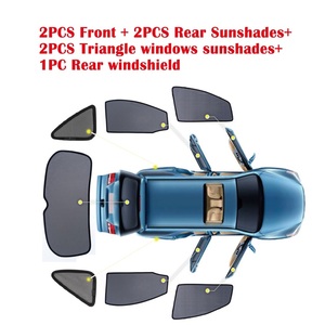 5/7 pcs/सेट चुंबकीय कार विंडो सनशेड्स मैश शेड के लिए अंधे हो गए होंडा प्यूज़ो टोयोटा टोयोटा निसन किया हदा वीनस - Product Image 6
