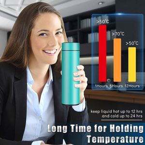 Siy746 Customized 500Ml Smart Vacuum Thermos Led Display Water Bottle With Printing Logo Custom Packaging Business Gift Box - Product Image 3