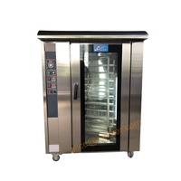 Four rotatif industriel à gaz, diesel et électrique pour boulangerie, cuisson du pain, four rotatif commercial italien à 16, 32, 64 plateaux, prix