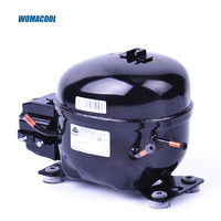 WOMACOOL HYE55Y63 HUAYI Compresseur à Piston R134A 1/5HP pour Réfrigérateur, Congélateur de Cuisine et Réfrigération