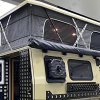 Carpa de Techo Plegable de Carcasa Blanda Directa de Fábrica para Camionetas Super Duty, Ideal para Viajes y Camping Fuera de la Red