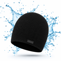 Gorro de Invierno Impermeable de 3 Capas, Gorro de Punto Térmico Transpirable y Resistente al Viento para Hombres y Mujeres, Deportes al Aire Libre, Logotipo Personalizado OEM ODM