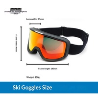 Nuevas Gafas de Esquí de Doble Capa Antivaho con Protección UV, Protección Contra la Nieve, Resistentes al Viento, Aptas para Hombres y Mujeres, Deportes al Aire Libre