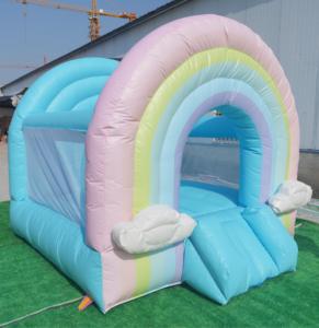 Castillo Inflable Blanco, Combinado con Tobogán, Material de PVC, Garantía de 3 Años, Fácil Instalación para Bodas al Aire Libre - Product Image 4