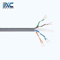 Kabel UTP CAT6 Cross Frame Foil Shielded 23AWG 305m Pull Box untuk Rumah Pintar Grosir Pabrik