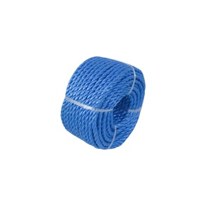 PP <strong>cord</strong> <strong>High</strong> <strong>Quality</strong> 3 strands twisted split film <strong>polypropylene</strong> Rope 16mm blue 3 strand twisted split-film <strong>polypropylene</strong> rope - Product Image 2