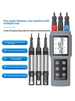 Medidor de Oxígeno Disuelto Digital Multifuncional Todo en Uno, Medidor de PH, Medidor de Salinidad, Medidor de Conductividad, TDS, Temperatura, Calidad del Agua
