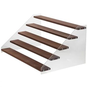 ชั้นวางโชว์พลาสติกแบบปรับแต่งได้สไตล์โมเดิร์น ชั้นวางอะคริลิคสำหรับวางคัพเค้กและฟิกเกอร์ สำหรับใช้ในร้านค้า - Product Image 3