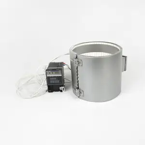 Calentador de banda aislado de cerámica de alta temperatura 220V 1P 4000W brillante con termopar K