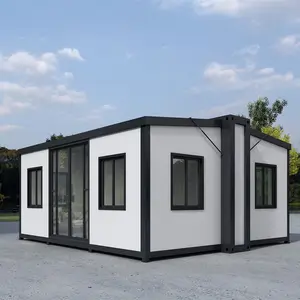 扩展可折叠预制集装箱家庭可折叠集装箱运输房屋折叠生活预制可扩展客舱