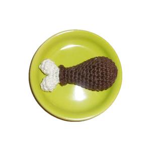 ของเล่นสุนัขรูปน่องไก่แบบมีเสียงบีบ สำหรับสุนัขพันธุ์เล็ก ทันสมัย - Product Image 1