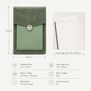 Juego de Regalo Empresarial de Lujo: Libreta, Agenda, Termo - Productos Promocionales de Oficina para Navidad, Halloween, Día del Padre, Empleados - Product Image 4