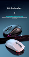 Souris de jeu sans fil avec capteur optique PAW3395 26K DPI, 3 modes, 2.4G USB C filaire, BT, mini souris ergonomique pour PC, ordinateur portable, ordinateur de bureau