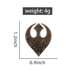 アンティークブロンズカラーエナメルピンブローチバックパック服ラペルバッジクラシック映画ジュエリー友達へのギフト - Product Image 6