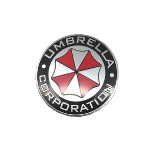 Personalizzato 3D targa in metallo Logo emblema auto targhette metalliche rotonde e metallizzato inciso targhetta con adesivo