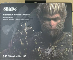 สินค้าขายดีตัวควบคุมไร้สาย8bitdo <span class=keywords><strong>Ultimate</strong></span> 2C สีดำตัวควบคุม Wukong 2.4G สำหรับ Windows <span class=keywords><strong>PC</strong></span> และ Android - Product Image 5