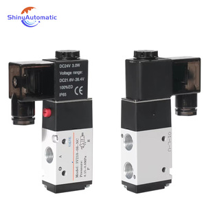 Válvula Solenoide de Control Neumático 3V210 NPT1/4 G1/8 para Automatización de Procesos de Maquinaria Neumática Industrial, 5 Vías, 2 Posiciones - Product Image 1