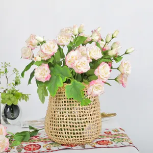 Real touch Lisianthus fiore artificiale regalo di san valentino decorazione domestica