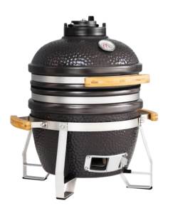 Gril à charbon de bois Kamado en céramique de 15 pouces avec support carré en acier pour <span class=keywords><strong>barbecue</strong></span> et cuisson en plein air - Product Image 2