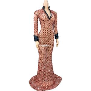 Zarif Düzenli Yerlere Kadar Uzanan XS Beden Doğum Günü Düğün Mezuniyet Rhinestone Denizkızı Büyük Beden Kadınlar İçin Balo Elbisesi Resmi Gece Davetiyesi - Product Image 2