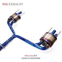 Système d'échappement Cat-Back Valvetronic en titane ING pour Lexus IS-F – Pièces de performance ultra-légères à haut débit pour la tuning – Vente en gros