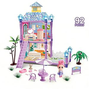Juegos de Casa de Muñecas con Muebles, Comida en Miniatura, Bandeja de Carne y Pastel, Tazones, Olla para Sopa, Decoración de Resina, Juguete de Regalo - Product Image 1