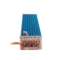Serpentín Evaporador de Tubo de Cobre con Aletas, Condensador de Aire Acondicionado, Intercambiador de Calor para Refrigeración, Enfriador de Superficie