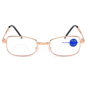 <span class=keywords><strong>Gafas</strong></span> de lectura plegables ultraligeras de Metal HD para <span class=keywords><strong>presbicia</strong></span> para hombres y mujeres, <span class=keywords><strong>gafas</strong></span> antiluz azul para hombres, ajuste de potencia - Product Image 6