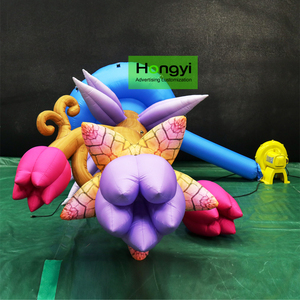 Árbol Inflable LED Personalizado con Soplador de Aire Grande, Árbol Inflable de Tallo de Frijol para Decoración de Escenarios de Eventos - Product Image 6