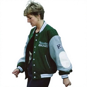Veste universitaire vintage en toile d'hiver brodée avec logo personnalisé OEM ODM pour hommes, respirante - Product Image 3
