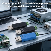 Adaptador Convertidor USB a RS485 Compatible con Win7, XP, Vista, Linux, Mac OS, WinCE5.0, Módulos y Kits Electrónicos
