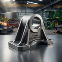 Boîte de vitesses de tracteur agricole en fonte ductile grise GG25 usinée, composants de machines agricoles personnalisés, certifiés OEM/ODM ISO9001