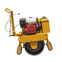 Compacteur routier à tambour unique à commande manuelle, version améliorée, avec système hydraulique