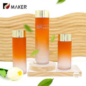 <span class=keywords><strong>Distributeur</strong></span> de capsules d'emballage de soins de la peau PET personnalisé 30ml 40ml 50ml 60ml flacons de lotion cosmétique à paroi ronde et épaisse avec vente en gros - Product Image 1