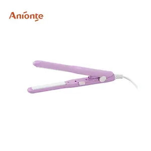 Wholesale Custom Private Label Mini Hair flat iron Household hair curler and hair straightener for Home use