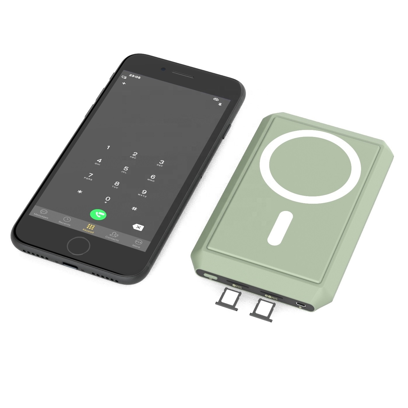 ikos 7デュアルトリプルマルチsimカードアダプターiphoneアクティブ