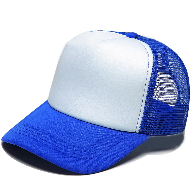 Bestseller 5 Panel Schwamm Mesh Cap Custom Baseball Cap Mehrere Farben